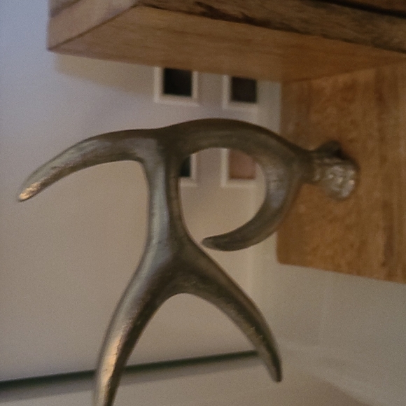 2 Book End in Metal and Wood - Picture 4 of 16